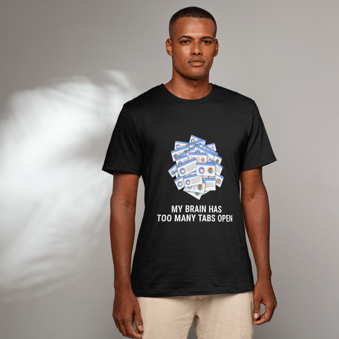 Modlox Brain Tab Unisex Classic Crew T-Shirt