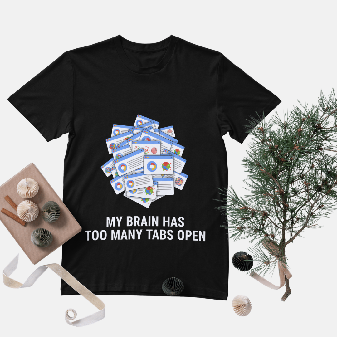 Modlox Brain Tab Unisex Classic Crew T-Shirt