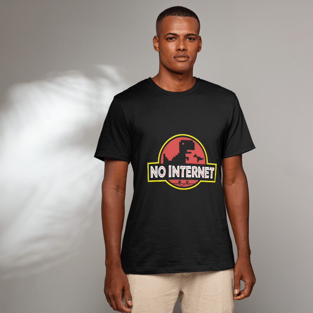 Modlox No internet Unisex Classic Crew T-Shirt
