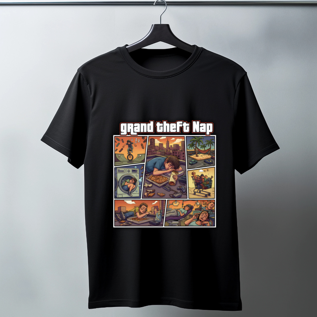 Modlox Grand theft nap Unisex Classic Crew T-Shirt